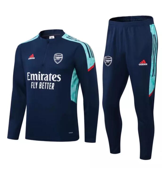 2021/22 Arsenal Borland Green Training Kits Sweatshirt with Pants